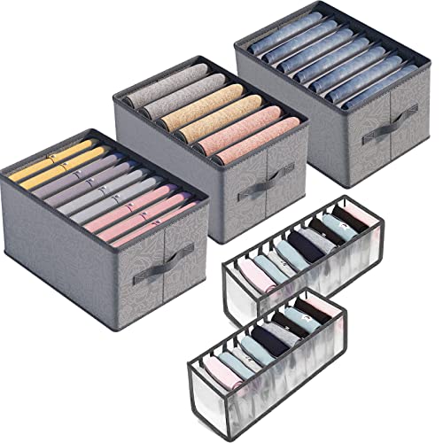 CSKB Clothing Drawer Organizers - Stackable Grid Dividers
