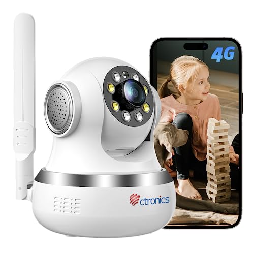 Ctronics 4G Cellular Surveillance Camera