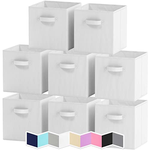 Cube Storage Baskets - Set of 8 Heavy-Duty Cubes for Organization
