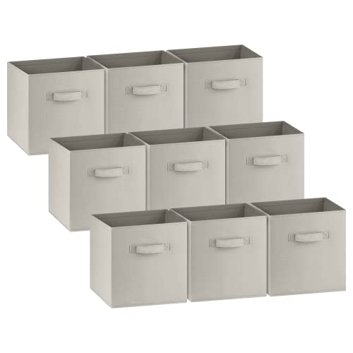 Cube Storage Bins - 11 Inch Storage Cubes (9 Pack)