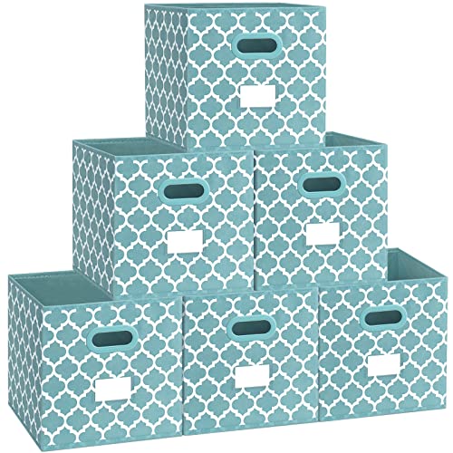 Cube Storage Organizer Bins - Set of 6
