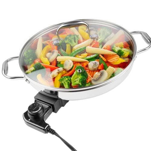 Cucina Pro Electric Skillet - Stylish and Versatile Kitchen Essential