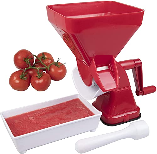 CucinaPro Tomato Strainer - Versatile Tool for Homemade Tomato Sauces and Salsas