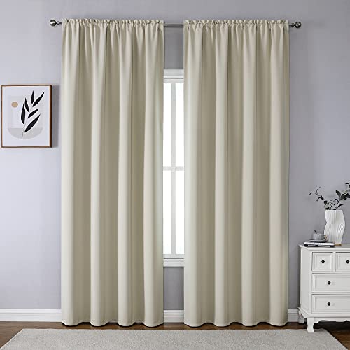 CUCRAF Blackout Curtains 84 inches Long for Living Room