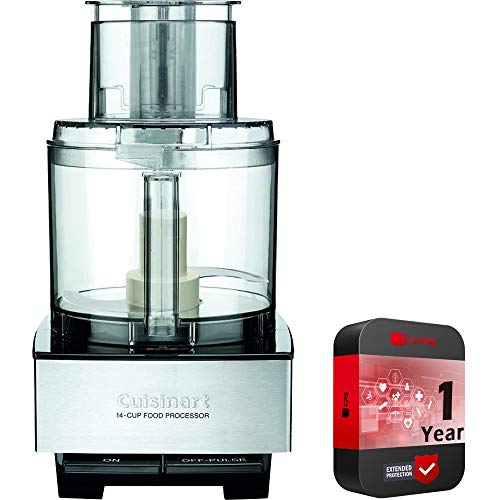 Cuisinart 14-Cup Food Processor Stainless Steel with Extended Protection Pack