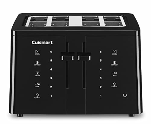 Cuisinart 4-Slice Touchscreen Toaster, Black, CPT-T40P1