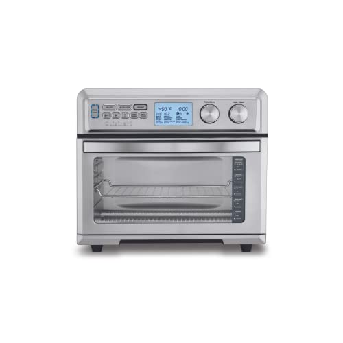 Cuisinart TOA-26 Compact Airfryer Toaster Oven, 1800-Watt Motor with 6-in-1  Functions and Wide Temperature Range, Large Capacity Air Fryer with  60-Minute Timer/Auto-Off, Stainless Steel: Home & Kitchen 