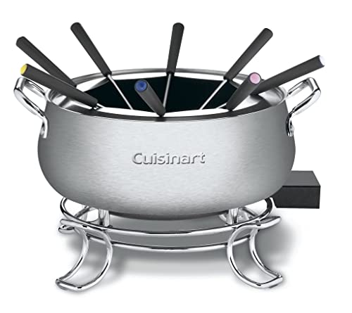 Cuisinart Electric Fondue Pot, Stainless Steel, 3 Quart