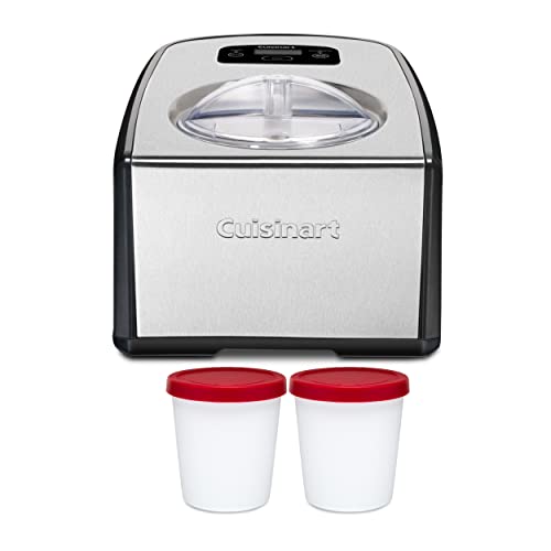 Cuisinart ICE-100 Compressor Ice Cream and Gelato Maker with Freezer Containers