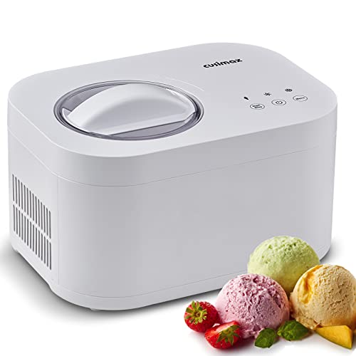 COWSAR 1 Quart Ice Cream Maker Machine with Built-in Compressor, Fully  Automatic, No Pre-freezing, 1 Hour Keep-cooling, Easy to Clean
