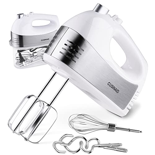 Mueller Electric Hand Mixer, 5 Speed 250W Turbo Heavy Duty with Storage  Case