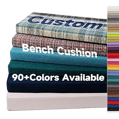 Custom Bench Cushion for Personalized Outdoor Seating