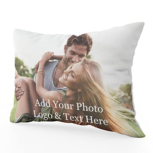 Personalized Couple Photo Pillowcase | Custom 30x20 Cover
