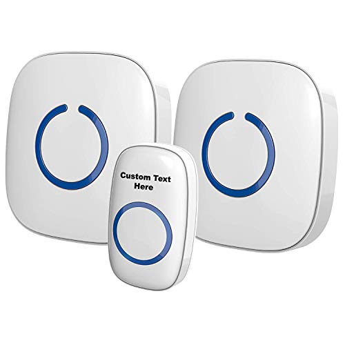Customizable Wireless Doorbell - Model CXR, White