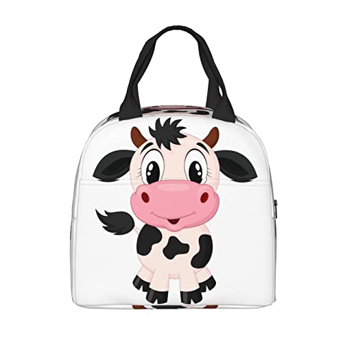 Cute Cartoon Milk Cow Lunch Box