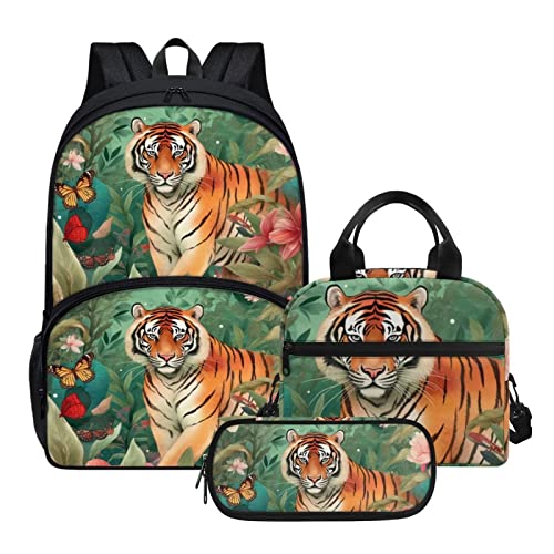 Cute Girls Backpack with Lunch Box Pencil Case