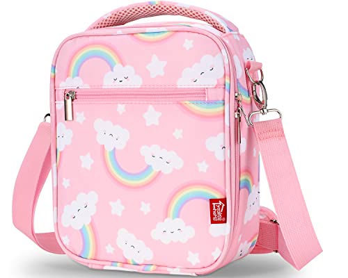 Cute Insulated Lunch Box for Kids Girls - Rainbow Lunchbox