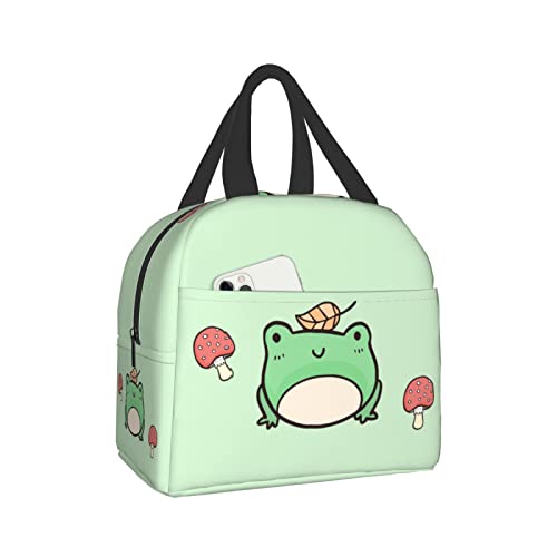 Cute Mushroom and Frog Lunch Bag