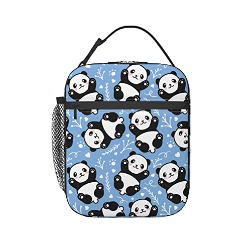 Cute Panda Lunch Box Insulated Lunch Bag - Stylish and Practical Meal Tote