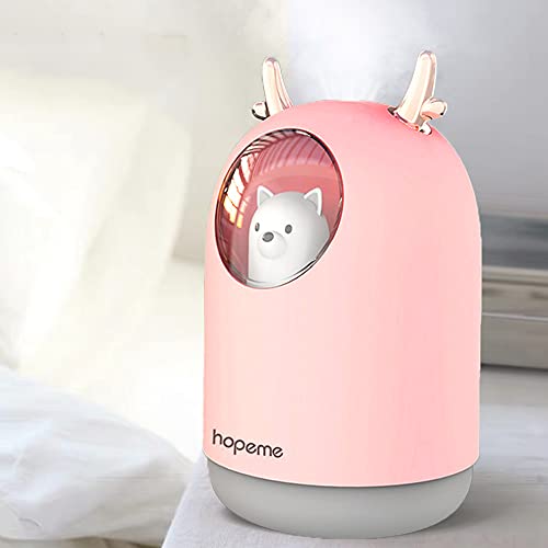 Cute Pet Humidifier with 7 Color LED Lights Changing