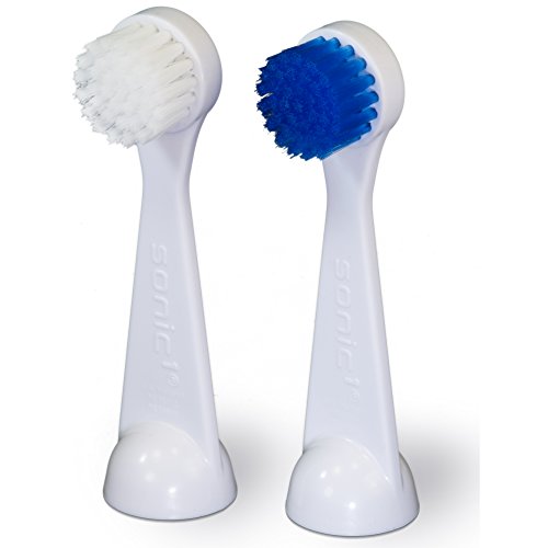 Cybersonic3 Deluxe Large Replacement Brush Heads - 2 Pack