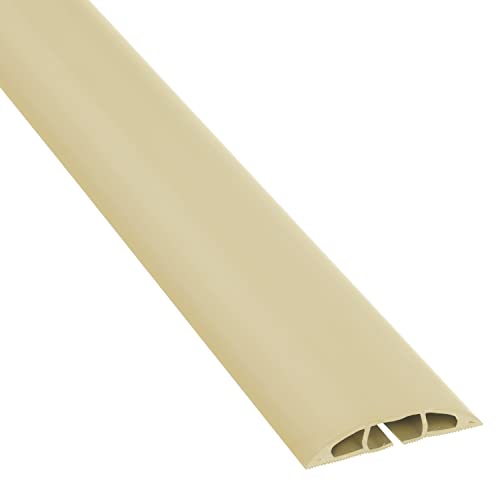 Cordinate 10 ft Cord Cover Floor, Cord Protector, Cord Management, Cord  Concealer, Cable Hider and Cable Raceway, Extension Cord Cover, Tan, 43002