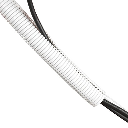 D-LINE 157in Corner Cord Cover Kit, Paintable, Self-Adhesive Wire Hider,  Hide Cords in Corners 