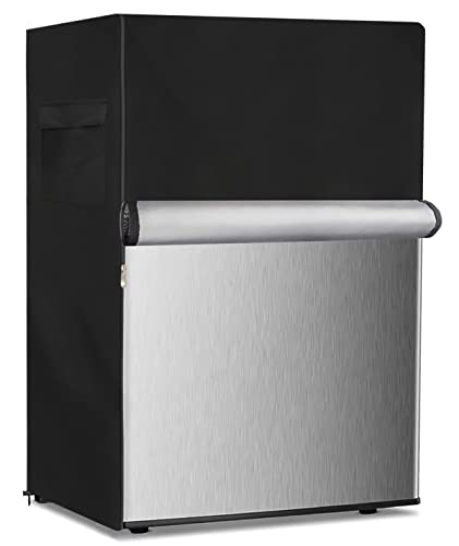 Dalema Waterproof Upright Freezer Cover for Outdoor Use - Black