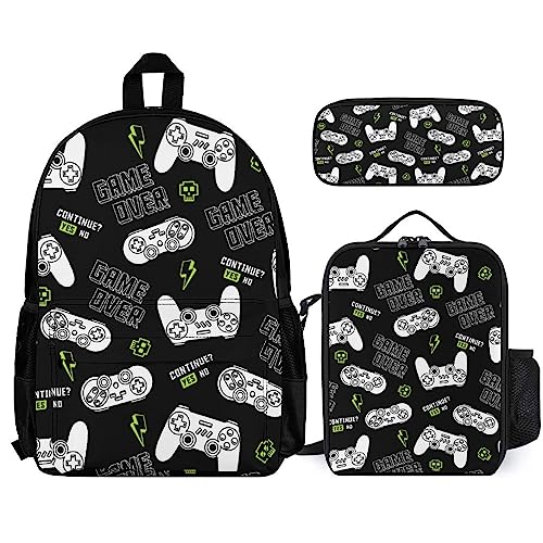DamTma Video Game Controller Backpack Set