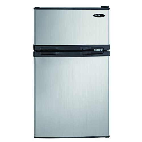 Danby 3.1 Cu.Ft. Stainless Steel Compact Refrigerator with Freezer