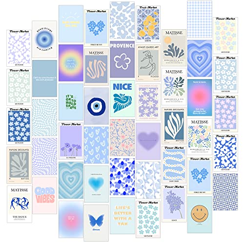 Danish Pastel Wall Collage Kit Aesthetic Pictures
