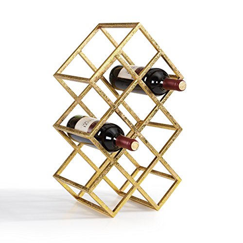 Danya B. DS041 Decorative Metal Wine Storage Rack