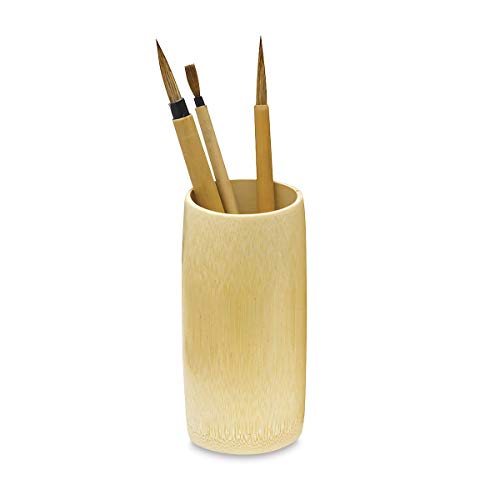 Darice Bamboo Brush Vase- Small (6 Inch Tall)