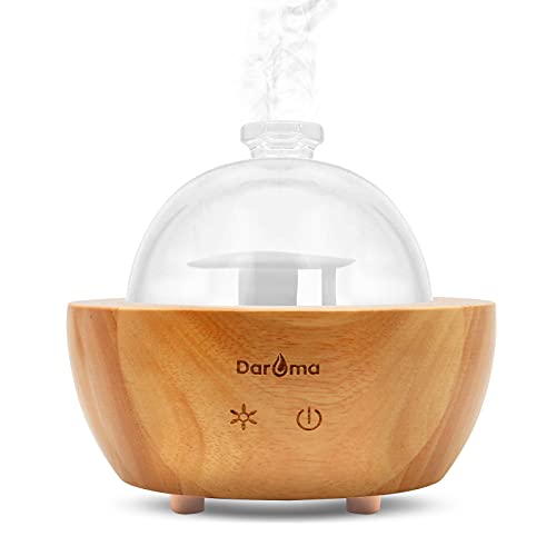 DAROMA Real Wood & Glass Essential Oil Diffuser