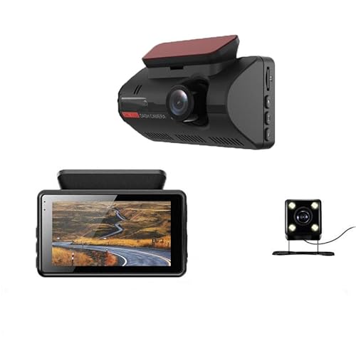 XWEIUNION Dual DashCam: Front and Rear Car Security Camera