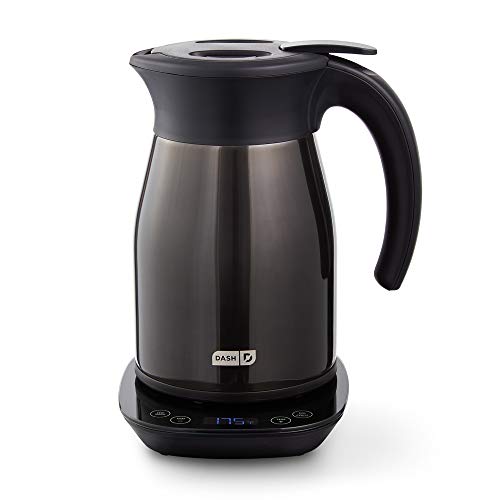 Dash Cordless Hot Water Kettle - Black Stainless Steel, 57oz/1.7L