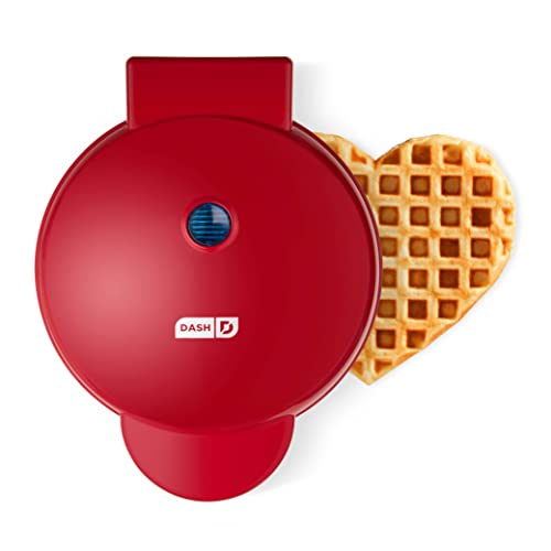 Dash Express 8” Waffle Maker - Red Heart
