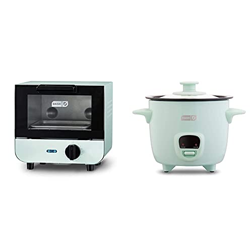 Dash Mini Toaster Oven Cooker & Mini Rice Cooker Steamer