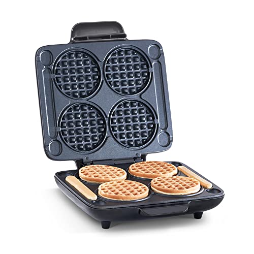  DASH DMWP001OR Mini Maker for Individual Waffles, Hash Browns,  Keto Chaffles with Easy to Clean, Non-Stick Surfaces, 4 Inch, Orange  Pumpkin: Home & Kitchen