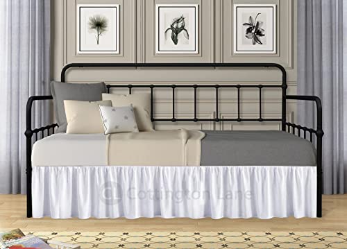 Daybed Skirt with Split Corners Twin