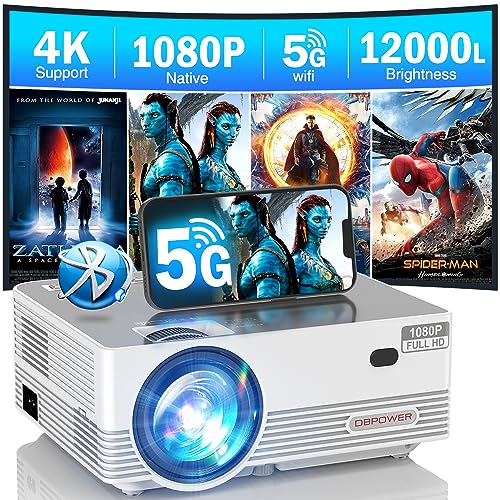  Projector 4K with WiFi and Bluetooth, SUREWHEEL Auto