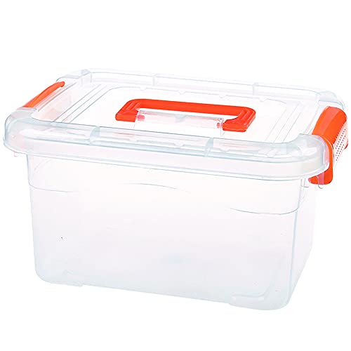 DDXY Storage Containers with Lids | Clear Portable Plastic Storage Box