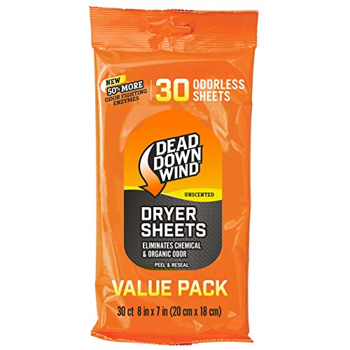 Dead Down Wind Odorless Dryer Sheets