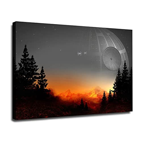 Death Star Wall Art Canvas Print