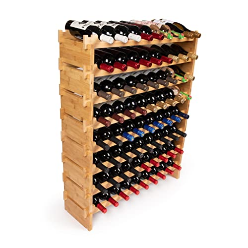 DECOMIL 72 Bottle Modular Wine Rack