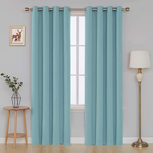 Deconovo Teal Blue Blackout Curtains - Enhance Your Home Decor!