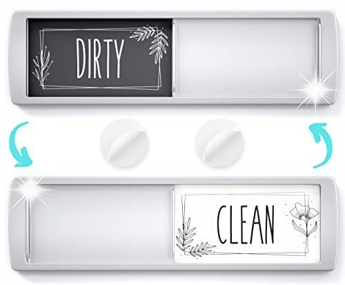 Decorative Dishwasher Magnet Clean Dirty Sign