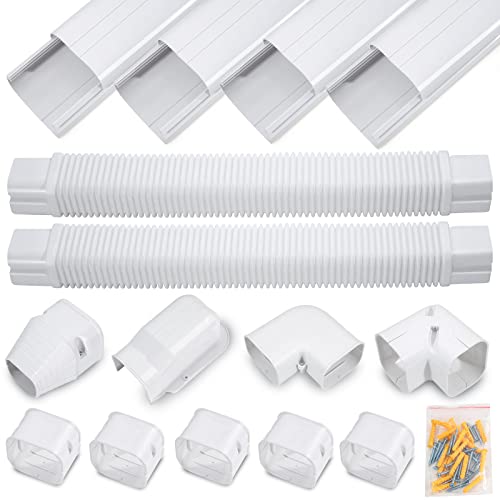 Decorative Line Set Cover Kit for AC and Heat Pumps
