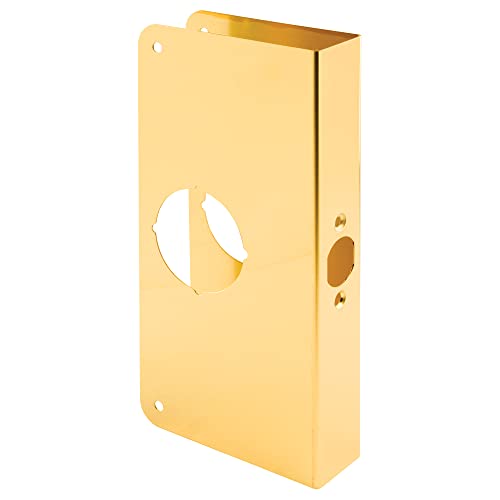 Home Security Reinforcement Lock for 1-3/8 In. Thick Doors - Brass