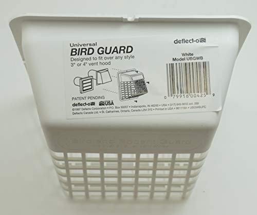Deflect-O Universal Bird Guard, White